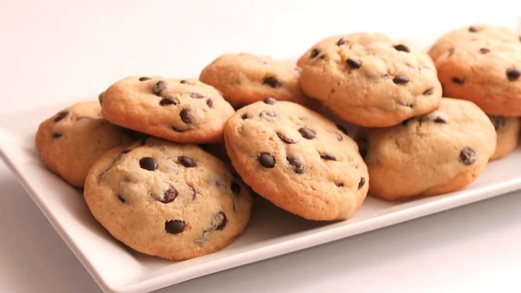 Galletas con chispas de chocolate